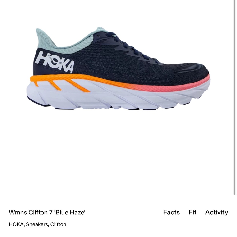 Wmns Clifton 7 'Blue Haze', size 9.5, worn once